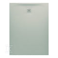 PRO brodzik prostokątny 1200 x 900 mm, z materiału kompozytowego MARBOND, jasnoszaryz odpływem przy krótszym boku