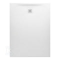 PRO brodzik prostokątny 1200 x 1000 mm, z materiału kompozytowego MARBOND, białyz odpływem przy krótszym boku