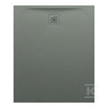 PRO brodzik prostokątny 1200 x 1000 mm, z materiału kompozytowego MARBOND, beton architektoniczny z odpływem przy krótszym boku