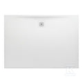 PRO brodzik prostokątny 1400 x 1000 mm, z materiału kompozytowego MARBOND, białyz odpływem przy dłuższym boku