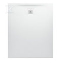 PRO brodzik prostokątny 1100 x 900 mm, z materiału kompozytowego MARBOND, biały z odpływem przy krótszym boku