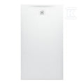 PRO brodzik prostokątny 1600 x 900 mm, z materiału kompozytowego MARBOND, biały z odpływem przy krótszym boku