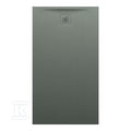 PRO brodzik prostokątny 1600 x 900 mm, z materiału kompozytowego MARBOND, beton architektoniczny z odpływem przy krótszym boku