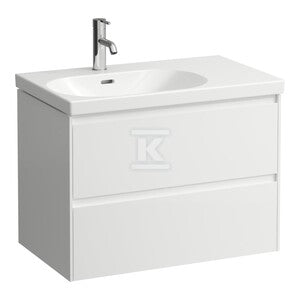 LANI szafka podumywalkowa 750, 2 szuflady, do umywalki LUA z niecką z prawej strony 817086 multikolorWymiary (szer./gł./wys.): 735x450x515 mm