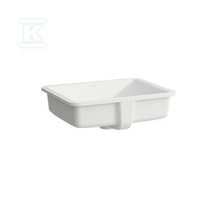 SAVOYUmywalka podblatowa prostokątna 500 x 395 mm, kolor biały matowywymiar wycięcia w blacie 440 x 330 mmbez otworu na baterię, szkliwiona z zewnątrz, szlifowana