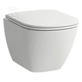LUA Miska WC podwieszana ADVANCED 490 x 360 mm RIMLESS (wersja compacto), powłoka LCCbez kołnierza spłukującegozgodna z systemem spłukiwania 4,5/3l.