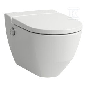 CLEANET NAVIA toaleta myjąca podwieszana RIMLESS 370 x 580 mm, kolor biały matowy