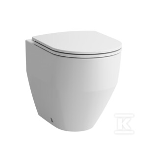 PRO Miska WC stojąca przyścienna Rimless 530 x 360 mm, powłoka LCCzgodna z systemem spłukiwania 4,5/3 l