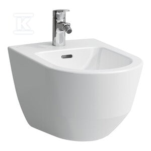 PRO Bidet podwieszany 360 x 530 mmz otworem na baterię na środku