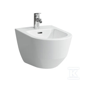 PRO Bidet podwieszany 360 x 530 mm, powłoka LCCz otworem na baterię na środku