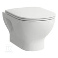 LUA ZESTAW BASIC 3w1 Miska WC podwieszana LUA BASIC, rimless + Deska WC SLIM wolnoopadająca + izolacja akustyczna (1 karton)
