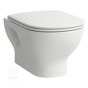 LUA ZESTAW BASIC 3w1 Miska WC podwieszana LUA BASIC, rimless + Deska WC SLIM wolnoopadająca + izolacja akustyczna (1 karton)