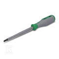 Wkrętak płaski VDE, 5,5 x 1,0 x 125, testowane zgodnie z VDE, 1000 V, z izolacją, uchwyt 2-komponentowy, wielkość 2 (110 mm), zielony/szary