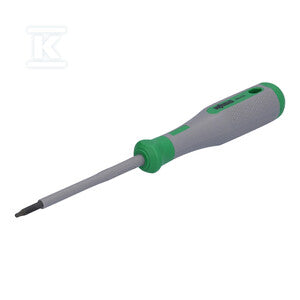 Wkrętak VDE Torx®, T8, testowane zgodnie z VDE, 1000 V, z izolacją, uchwyt 2-komponentowy, wielkość 1 (100 mm), zielony/szary