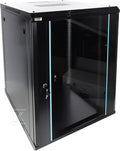 Szafa RACK 15U /19” wisząca do złożenia 600x600 czarna