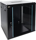 Szafa RACK 12U / 19” wisząca do złożenia 600x450 czarna
