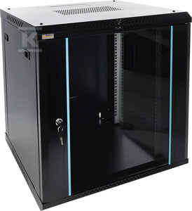 Szafa RACK 12U / 19” wisząca do złożenia 600x450 czarna