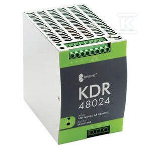 Stabilizowany, przemysłowy zasilacz impulsowy KDR 48048 230/ 48VDC 10A