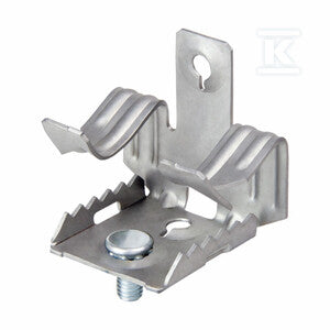 Zacisk metalowy CAB z gwintem 6mm grubość belki stalowej 14-20mm