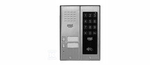 Panel z 2 przyciskami, zamkiem kodowym i czytnikiem RFID z daszkiem Miwus, 5025/2D-ZK-RF
