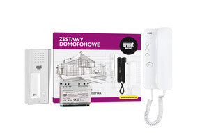 Zestaw domofonowy dla 1 lokalu Miro/Elite z czytnikiem RFID, montaż natynkowy, 6025/501-RF-N