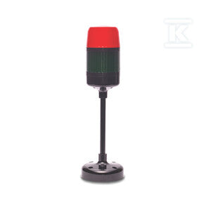 Wieża sygnalizacyjna 2 kolory, czarna, prosta, wysokość 125mm