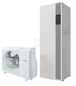 Pompa ciepła powietrzna split Alfea Extensa S Duo 3 kW, 1 fazowa 230V z podgrzewaczem c.w.u. 190l
