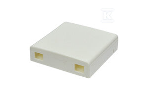Gniazdo optyczne FTTH/DAC/DROP 2F BOX-1C/2C z tacką spawów (1 lub 2 x SC/APC) (3476A)
