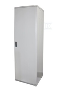 Szafa 18U - 600 / 440 / 902 do samodzielnego złożenia drzwi pełne metalowe