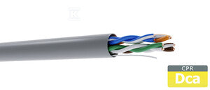Kabel teleinformatyczny U/UTP kat.5E Cu Dca LSZH