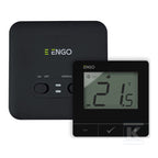 Regulator temperatury internetowy, ENGO E20i-B, bezprzewodowy, Wi-Fi, czarny, 230V