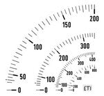 Skala wymienna do amperomierza EQ96 - 100A E96 100A