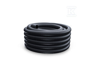 Rura osłonowa karbowana w kręgu RDV-F 125/108 czarna L= 25mb 450N