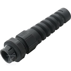 Dławnica kablowa z ochroną przed gięciem SKINTOP® CLICK BS 25 RAL 9005 BK, Poliamid, zakres dławienia 9 mm - 17 mm