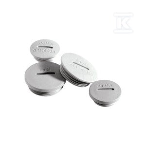 Zaślepka SKINDICHT® BLK-GL PG7 RAL 7035 LGY, Poliamid