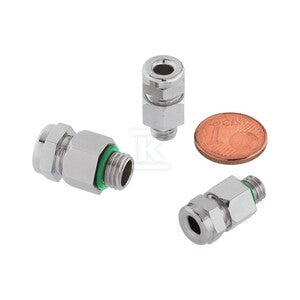 Dławnica kablowa SKINDICHT® MINI M6X1 FKM, Mosiądz, zakres dławienia 2.0 mm - 3.0 mm