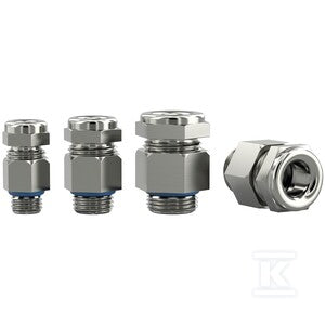 Dławnica kablowa SKINDICHT® MINI M8X1 COLD, Mosiądz, zakres dławienia 3.5 mm - 5.0 mm
