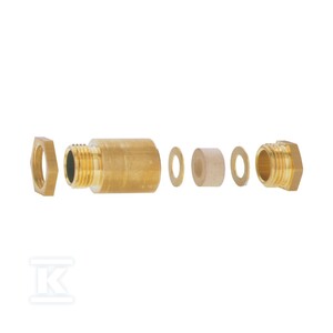 Dławnica kablowa SKINDICHT® SVRX 7244-W, Mosiądz, zakres dławienia 41 mm - 44.5 mm