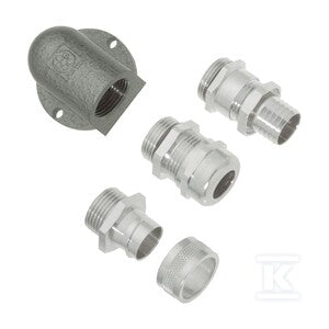 Dławnica kablowa kątowa SKINDICHT® SE-M 20X1.5 WO. E+D, Stop cynku