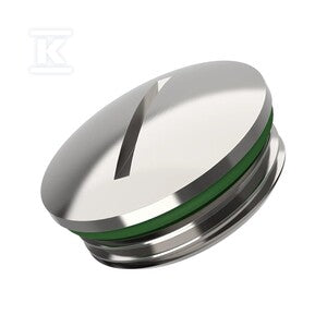 Zaślepka SKINDICHT® BL-M 16x1,5 +FKM O-RING, Mosiądz