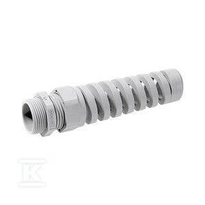 Dławnica kablowa z ochroną przed gięciem SKINTOP® BS-M 12X1.5 RAL 7035 LGY, Poliamid, zakres dławienia 3.5 mm - 7 mm