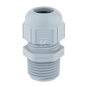 Dławnica kablowa SKINTOP® STR NPT 3/4'' RAL 7001 SGY, Poliamid, zakres dławienia 9 mm - 16 mm