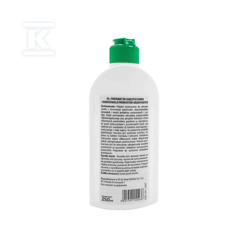 Preparat do konserwacji zlewozmywaków granitowych
