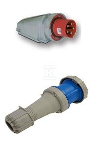 Wtyczka tablicowa Power Twist 63A 3P+Z 230V IP67 + Gniazdo przenośne POWER TWIST 63A 3P+Z 230V IP67