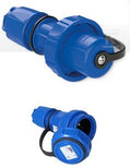 Wtyczka przenośna NAUTILUS 10/16A 2 P+Z 230V uni schuko + pokrywa IP67/68 + Gniazdo przenośne NAUTILUS 10/16A 2 P+Z 230V z bolcem + pokrywa IP67/68