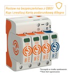 Obejma kablowa pionowa 2 sztuki