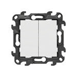 Łącznik krzyżowy podwójny bez piktogramu (moduł) 10 AX, 250 V~, szybkozłącza, szampański mat, Simon24