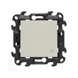 Łącznik krzyżowy z podświetleniem LED (moduł) 10 AX, 250 V~, szybkozłącza, kaszmirowy, Simon24
