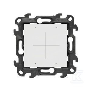 Sterownik poczwórny elektroniczny z funkcją łącznika lub przycisku, 4x5(2) A, 230 V (moduł), biały, Simon24