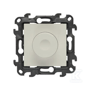 Ściemniacz obrotowy do LED ściemnialnych, 6–600 W, 230 V (moduł), kaszmirowy, Simon24
